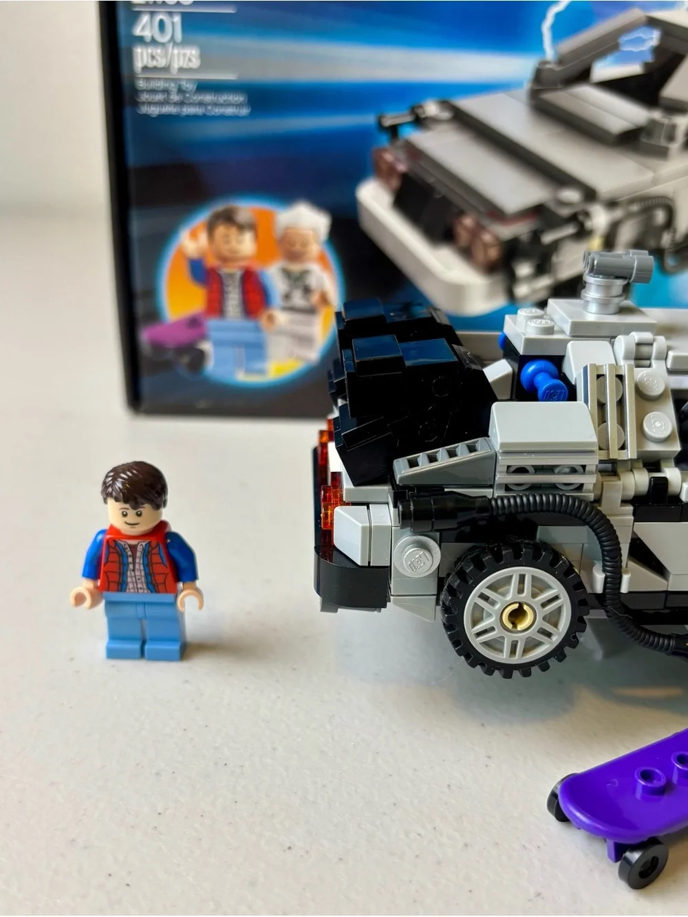 Lego: Delorean Back To The Future Set 21103 Complete